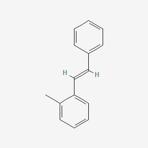 molecular formula C15H14 B1583567 Benzene, 1-methyl-2-(2-phenylethenyl)- CAS No. 74685-42-0