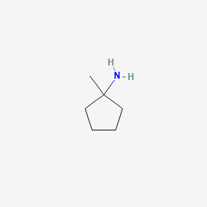 molecular formula C6H13N B1583583 Cyclopentanamine, 1-methyl- CAS No. 40571-45-7
