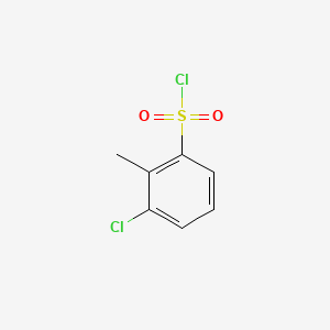 molecular formula C7H6Cl2O2S B1583591 3-クロロ-2-メチルベンゼンスルホニルクロリド CAS No. 80563-86-6