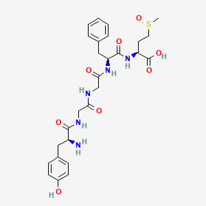 molecular formula C27H35N5O8S B1583615 (Met(O)5)-脑啡肽 CAS No. 60283-51-4