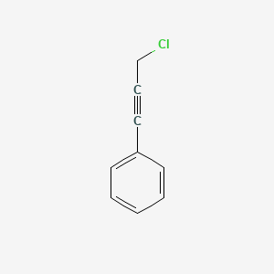 molecular formula C9H7Cl B1583626 (3-Chloroprop-1-yn-1-yl)benzene CAS No. 3355-31-5