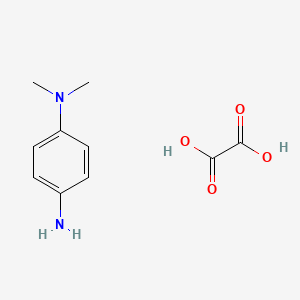 molecular formula C10H14N2O4 B1583640 1,4-Benzenediamine, N,N-dimethyl-, ethanedioate (1:1) CAS No. 24631-29-6