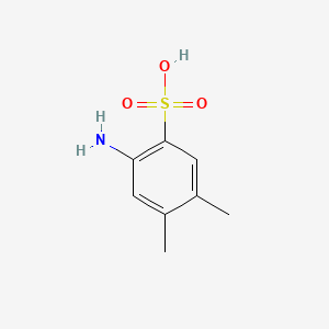 molecular formula C8H11NO3S B1583646 2-Amino-4,5-dimethylbenzenesulfonic acid CAS No. 56375-83-8