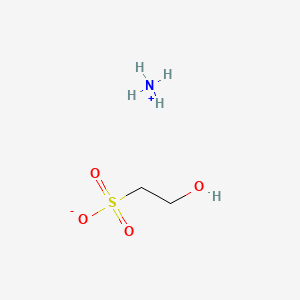 molecular formula C2H9NO4S B1583655 Ethanesulfonic acid, 2-hydroxy-, monoammonium salt CAS No. 57267-78-4