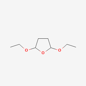 molecular formula C8H16O3 B1583660 2,5-二乙氧基四氢呋喃 CAS No. 3320-90-9