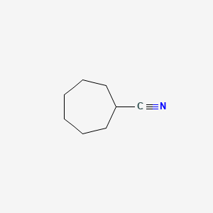 molecular formula C8H13N B1583664 Cycloheptanecarbonitrile CAS No. 32730-85-1