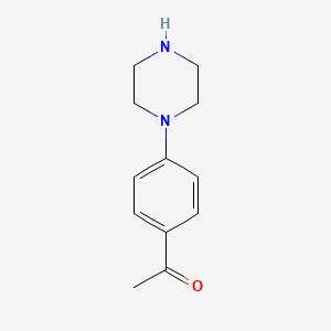 molecular formula C12H16N2O B1583669 1-(4-乙酰基苯基)哌嗪 CAS No. 51639-48-6