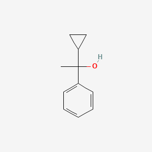 molecular formula C11H14O B1583672 1-环丙基-1-苯乙醇 CAS No. 5558-04-3