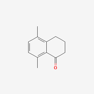 molecular formula C12H14O B1583675 1(2H)-萘酮，3,4-二氢-5,8-二甲基- CAS No. 5037-63-8
