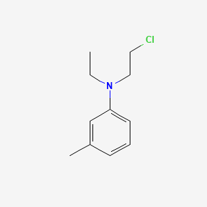molecular formula C11H16ClN B1583676 N-(2-chloroethyl)-N-ethyl-3-methylaniline CAS No. 22564-43-8