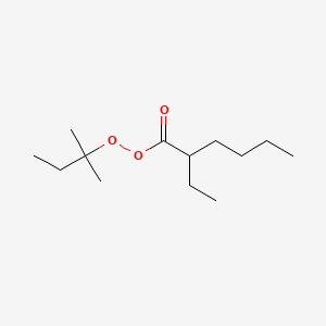 molecular formula C13H26O3 B1583687 叔戊基过氧-2-乙基己酸酯 CAS No. 686-31-7