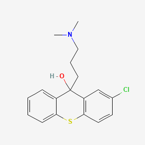 molecular formula C18H20ClNOS B1583700 2-氯-9-[3-(二甲氨基)丙基]噻吨-9-醇 CAS No. 4295-65-2