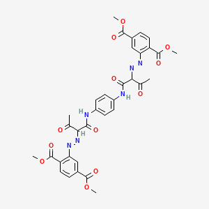 molecular formula C34H32N6O12 B1583708 Pigment Yellow 155 CAS No. 68516-73-4