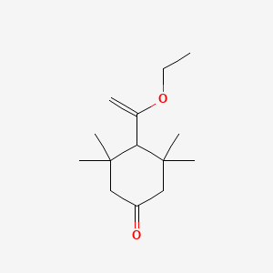 molecular formula C14H24O2 B1583727 4-(1-乙氧基乙烯基)-3,3,5,5-四甲基环己酮 CAS No. 36306-87-3