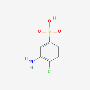 molecular formula C6H6ClNO3S B1583752 3-氨基-4-氯苯磺酸 CAS No. 98-36-2