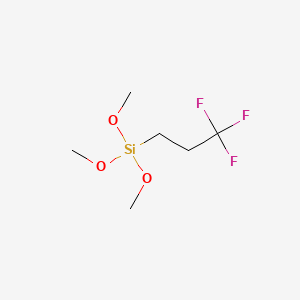 molecular formula C6H13F3O3Si B1583756 Trimethoxy(3,3,3-trifluoropropyl)silane CAS No. 429-60-7