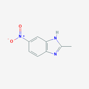 molecular formula C8H7N3O2 B158376 2-甲基-5-硝基苯并咪唑 CAS No. 1792-40-1