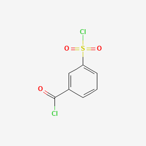 molecular formula C7H4Cl2O3S B1583816 3-(Chlorosulfonyl)benzoyl chloride CAS No. 4052-92-0