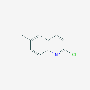 molecular formula C10H8ClN B1583817 2-氯-6-甲基喹啉 CAS No. 4295-11-8