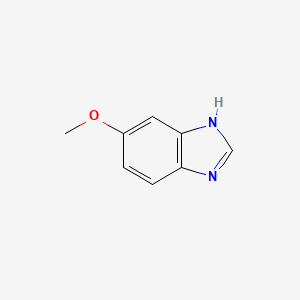 molecular formula C8H8N2O B1583823 5-Methoxybenzimidazole CAS No. 4887-80-3