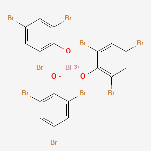 molecular formula C18H6BiBr9O3 B1583839 Phenol, 2,4,6-tribromo-, bismuth(3+) salt CAS No. 5175-83-7