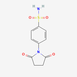 molecular formula C10H10N2O4S B1583847 4-(2,5-Dioxopyrrolidin-1-yl)benzenesulfonamide CAS No. 5470-06-4