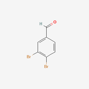 molecular formula C7H4Br2O B1583856 3,4-二溴苯甲醛 CAS No. 74003-55-7