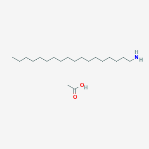 molecular formula C20H43NO2 B1583863 硬脂胺醋酸盐 CAS No. 2190-04-7