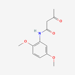 molecular formula C12H15NO4 B1583864 N-(2,5-二甲氧基苯基)-3-氧代丁酰胺 CAS No. 6375-27-5