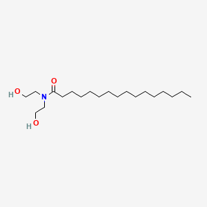 molecular formula C20H41NO3 B1583871 N,N-Bis(2-hydroxyethyl)hexadecanamide CAS No. 7545-24-6