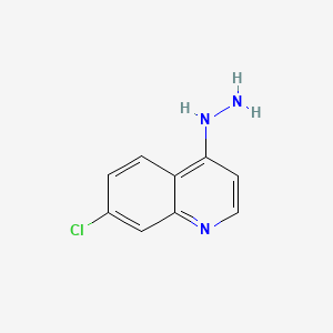 molecular formula C9H8ClN3 B1583878 7-Chloro-4-hydrazinoquinoline CAS No. 23834-14-2