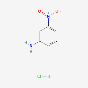 molecular formula C6H7ClN2O2 B1583885 3-Nitroaniline hydrochloride CAS No. 33240-96-9