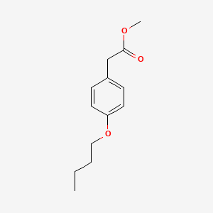 molecular formula C13H18O3 B1583889 Methyl 4-butoxyphenylacetate CAS No. 29056-06-2