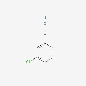 molecular formula C8H5Cl B1583893 1-氯-3-乙炔基苯 CAS No. 766-83-6