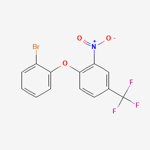molecular formula C13H7BrF3NO3 B1583898 1-(2-溴苯氧基)-2-硝基-4-(三氟甲基)苯 CAS No. 2069-14-9