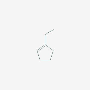molecular formula C7H12 B1583899 1-Ethyl-1-cyclopentene CAS No. 2146-38-5
