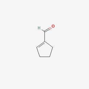 molecular formula C6H8O B1583906 1-Cyclopentene-1-carboxaldehyde CAS No. 6140-65-4