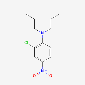 molecular formula C12H17ClN2O2 B1583907 2-氯-4-硝基-N,N-二丙基苯胺 CAS No. 6216-91-7