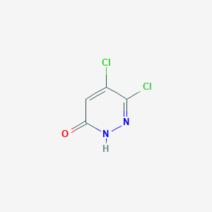 molecular formula C4H2Cl2N2O B1583918 5,6-二氯嘧啶-3(2H)-酮 CAS No. 17285-36-8