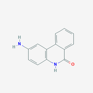 B1583930 6(5h)-Phenanthridinone, 2-amino- CAS No. 78256-05-0