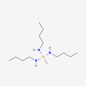 molecular formula C13H33N3Si B1583937 三(丁基氨基)甲基硅烷 CAS No. 16411-33-9