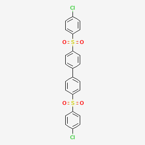molecular formula C24H16Cl2O4S2 B1583942 4,4'-双[(4-氯苯基)磺酰基]-1,1'-联苯 CAS No. 22287-56-5