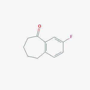 molecular formula C11H11FO B1583975 8-氟-1-苯并亚环己酮 CAS No. 24484-21-7