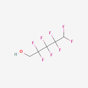 molecular formula C5H4F8O B1584022 2,2,3,3,4,4,5,5-八氟-1-戊醇 CAS No. 355-80-6