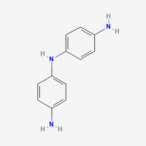 molecular formula C12H13N3 B1584024 1,4-苯二胺，N-(4-氨基苯基)- CAS No. 537-65-5
