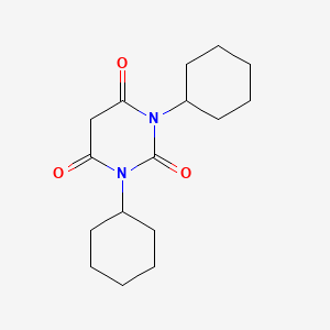 molecular formula C16H24N2O3 B1584069 1,3-Dicyclohexylbarbituric acid CAS No. 35824-91-0