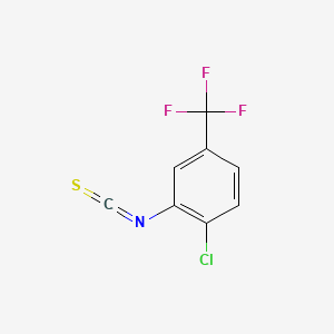 molecular formula C8H3ClF3NS B1584107 2-氯-5-(三氟甲基)苯基异硫氰酸酯 CAS No. 23165-49-3