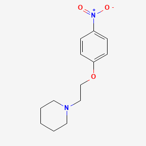 molecular formula C13H18N2O3 B1584117 1-(2-(4-硝基苯氧基)乙基)哌啶 CAS No. 92033-76-6