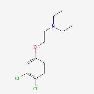 molecular formula C12H17Cl2NO B1584122 2-(3,4-Dichlorophenoxy)-N,N-diethylethanamine CAS No. 65202-07-5