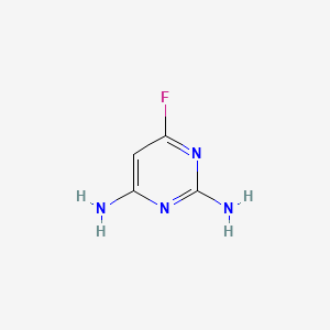 molecular formula C4H5FN4 B1584129 6-氟嘧啶-2,4-二胺 CAS No. 696-83-3